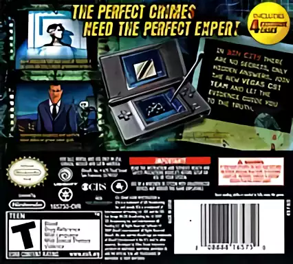 Image n° 2 - boxback : CSI - Crime Scene Investigation - Deadly Intent - The Hidden Cases